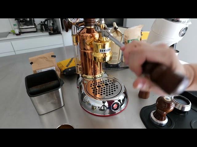 Making Coffee with a La Pavoni