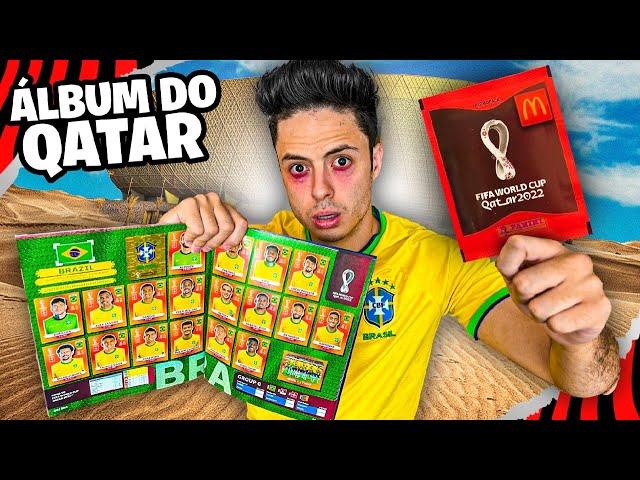 COMPLETEI O ÁLBUM DE FIGURINHAS DO QATAR EM 24 HORAS! - (O PAÍS DA COPA DO MUNDO)