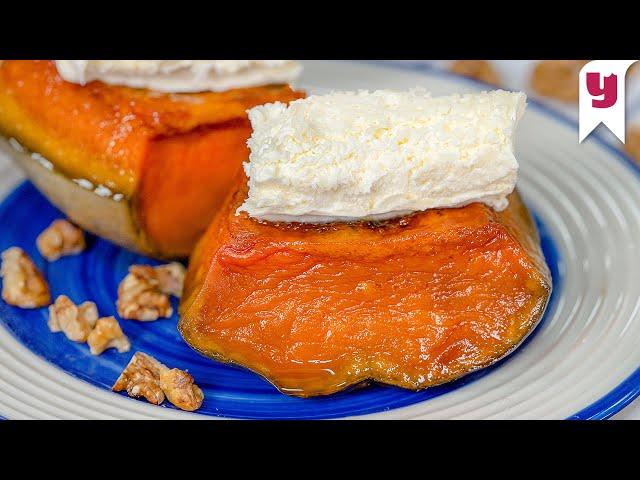 A Different Kind of Pumpkin Dessert with Very Little Sugar!