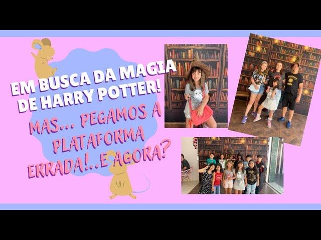 Em busca da magia de Harry Potter! Mas, pegamos a plataforma errada?!… E agora?