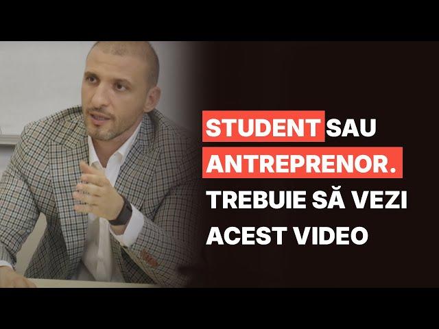 FIECARE STUDENT SAU ANTREPRENOR ÎNCEPĂTOR AR TREBUI SĂ VADĂ ACEST VIDEO DESPRE AFACERI