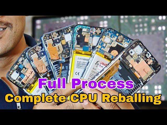 Complete CPU Reballing Process 