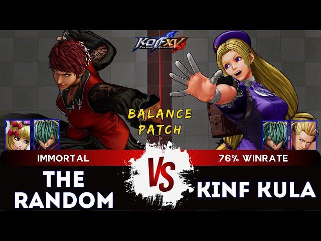 KOF XVTHE RANDOM (Shun'ei/Vice/Sylvie) vs KINF KULA (Hinako/Shun'ei/Benimaru)Ranked Match - 12/24