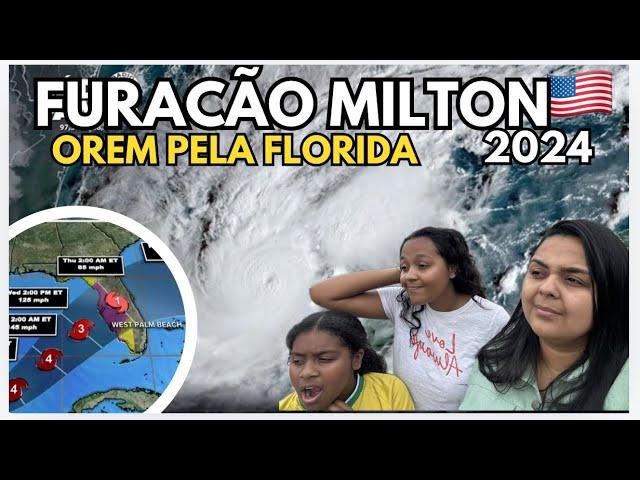 DESSA VEZ TEREMOS QUE SAIR DE CASA?| ESTAMOS EM ÁREA DE EMERGÊNCIA|PREPARAÇÃO FURACÃO MILTON 2024