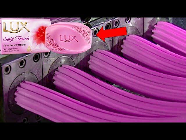 This is How Lux Soap is Produced in The Factory, Modern Food Processing Plant, Wool Harvesting Skill