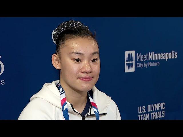 Gymnast Leanne Wong talks Olympic trials, podium training