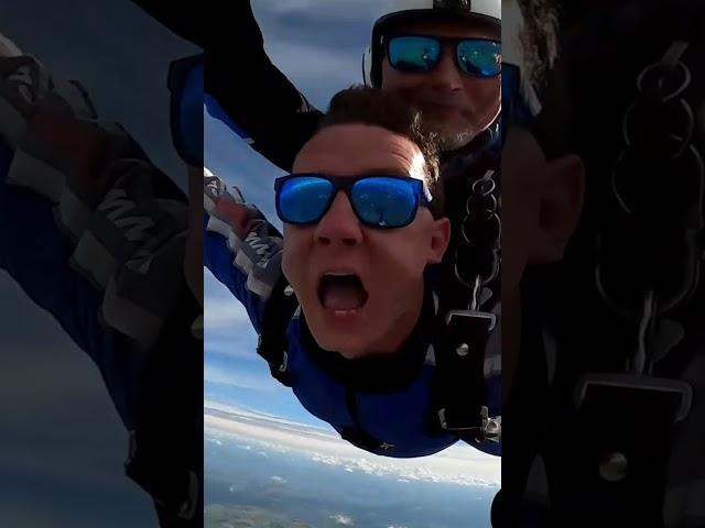 Have you ever gone skydiving? First tandem Skydive #skydiving #travellife #wonderful_places #shorts