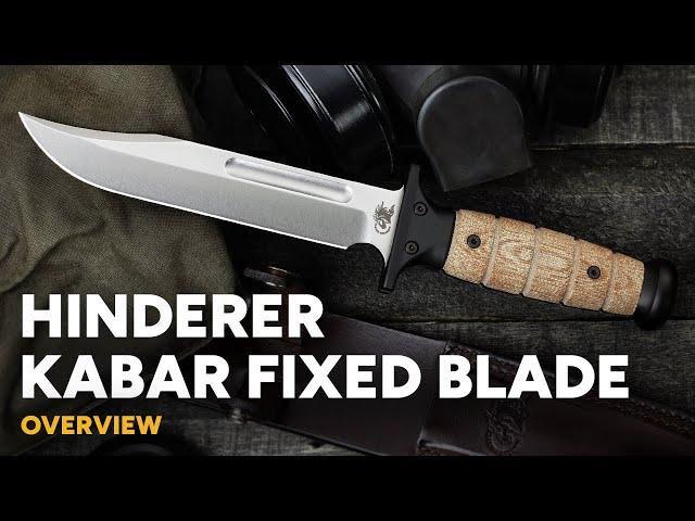 Hinderer Knives KaBar | Full-Tang 3V Fixed Blade Overview