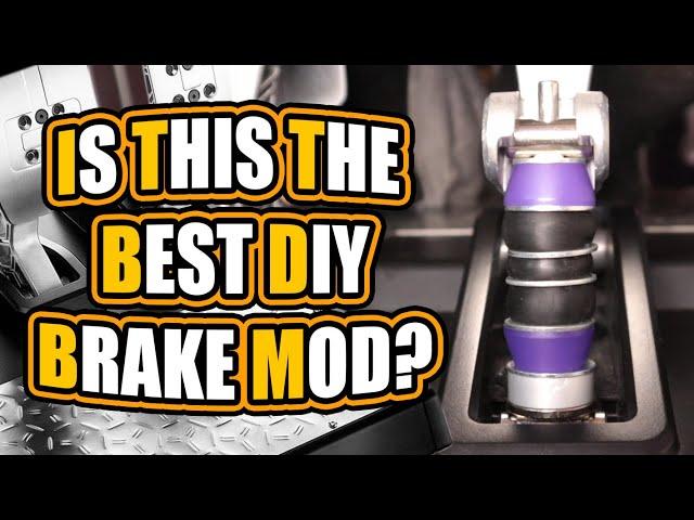 'EASY' DIY Thrustmaster T-LCM Brake Mod Upgrade! DO THIS NOW FOR THE BEST FEEL!!!!