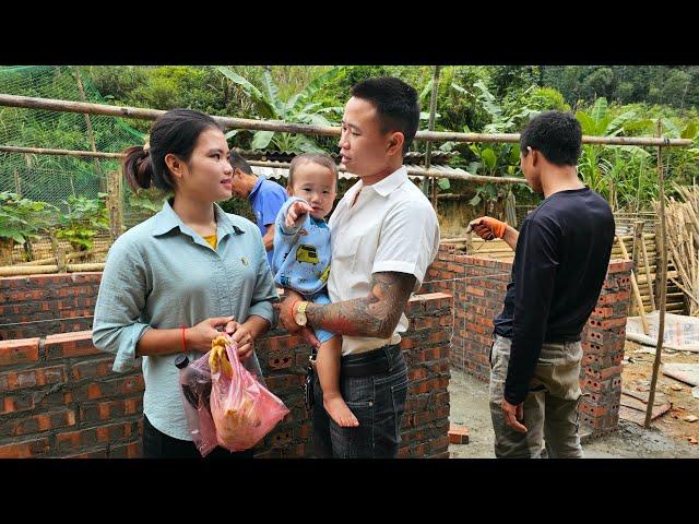 The CEO Helps Thuy Build an Outdoor Bathroom and Has a Warm Meal With The Construction Workers.