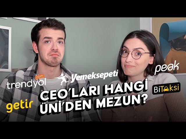 EN İYİ ŞİRKETLERİN CEO'LARI HANGİ ÜNİVERSİTELERDEN MEZUN?