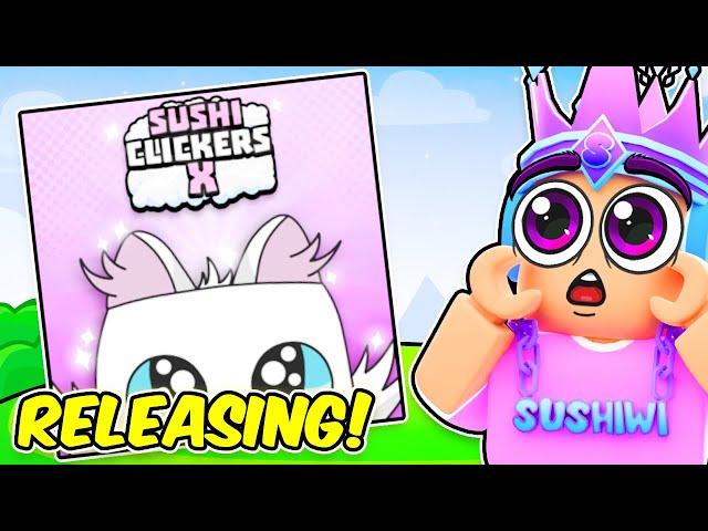 I RELEASED My New Roblox Clicker Game! (Sushi Clickers X)