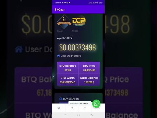 Bitqaan Daily Cash Profit Proof 15/09/2023, amazing project, Must Watch, Online earn money