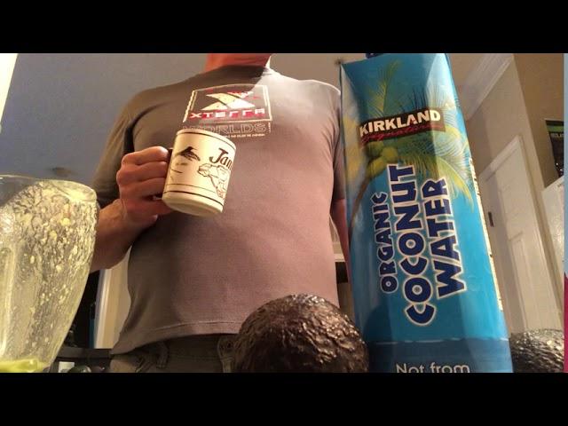 22) Potassium Smoothie #2 -TROPICAL- Coconut Water ~ Avocado + BONUS Calming Supplements