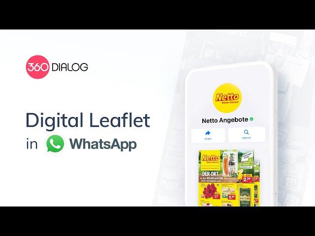 Digital Leaflet in WhatsApp for Netto Marken-Discount — 360dialog