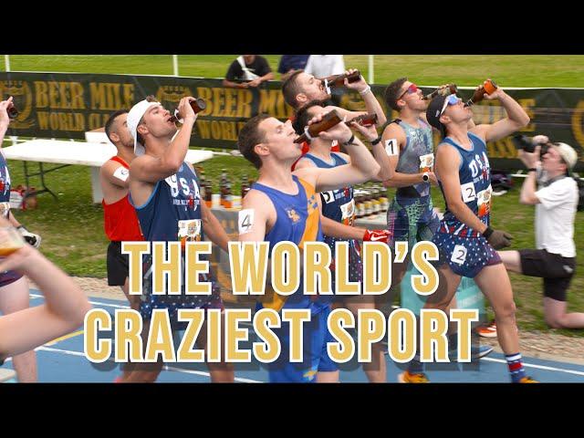 The World's Craziest Sport — Beer Mile World Classic 2023 Highlight Reel