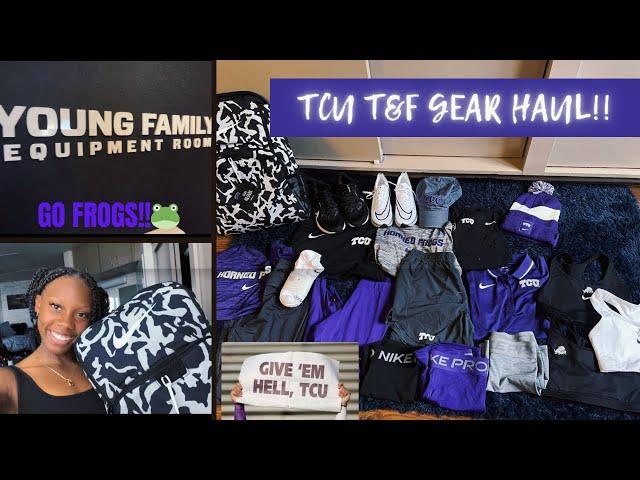 D1 ATHLETE GEAR HAUL || TCU Track & Field