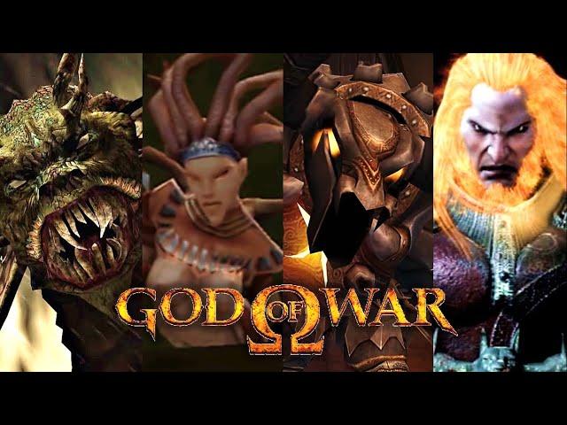 GOD OF WAR 1 - TODOS LOS JEFES EN ESPAÑOL // ALL BOSSES HD