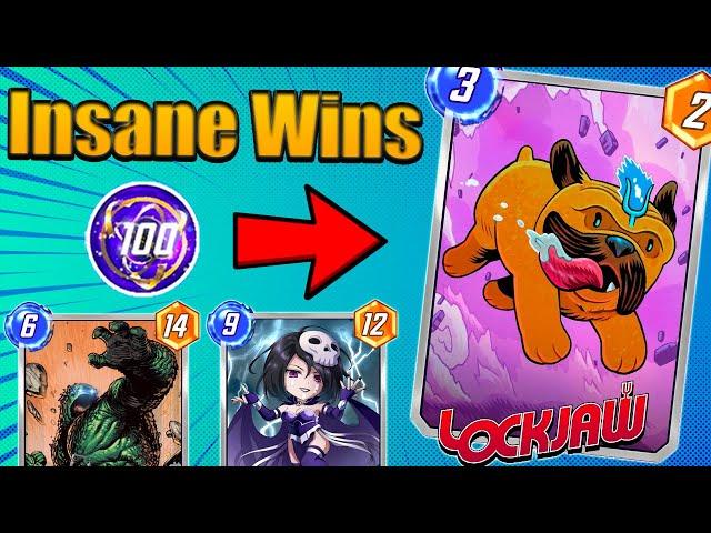 The MOST OP Lockjaw Deck! - Marvel Snap