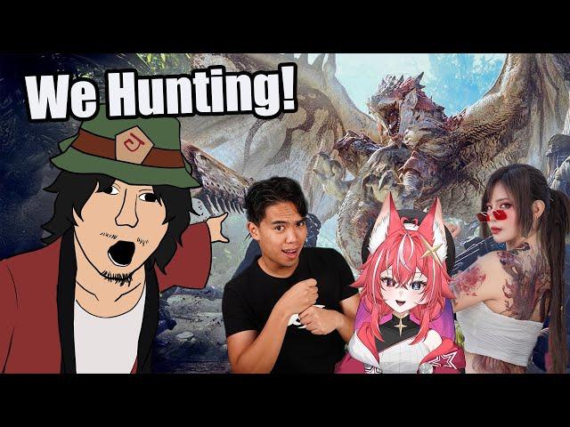 Monster Hunter: World CO-OP with these guys! (It's On SALE)