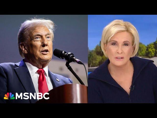 'That just made no sense': Mika reacts to Trump's bizarre speech in Detroit