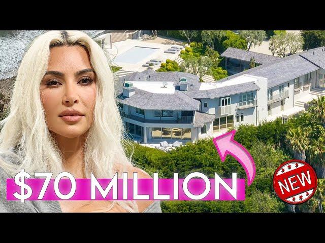 Kim Kardashian's New $70 Million Malibu Beach Mansion | House Tour 2024