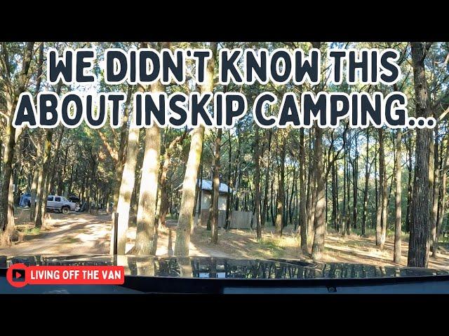 RAINBOW BEACH- INSKIP CAMPING- 130- LIVING OFF THE VAN- TRAVEL AUSTRALIA @LivingOffTheVan