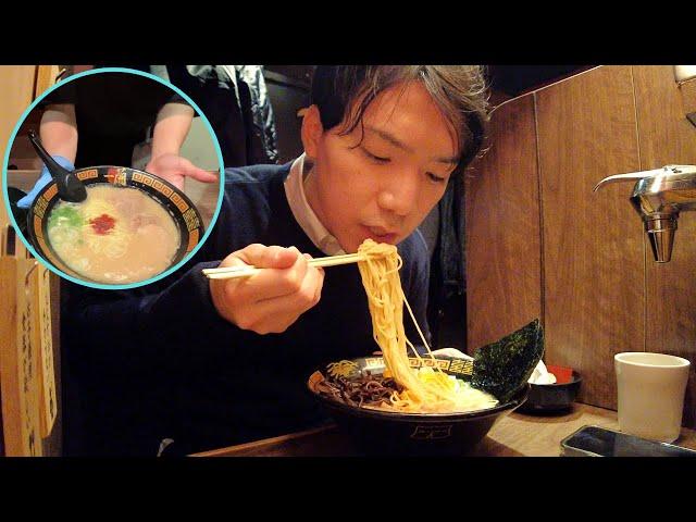 ICHIRAN-How Japanese people eat Ramen noodles