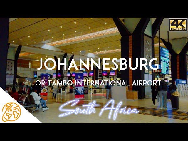 Johannesburg Airport OR Tambo International Airport Tour lounge South Africa JNB