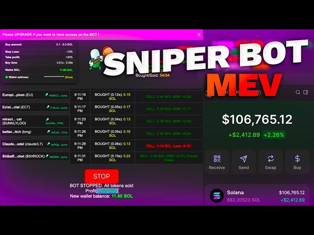 How to Snipe Memecoins in SECONDS | Pump fun Solana Sniper Bot Guide