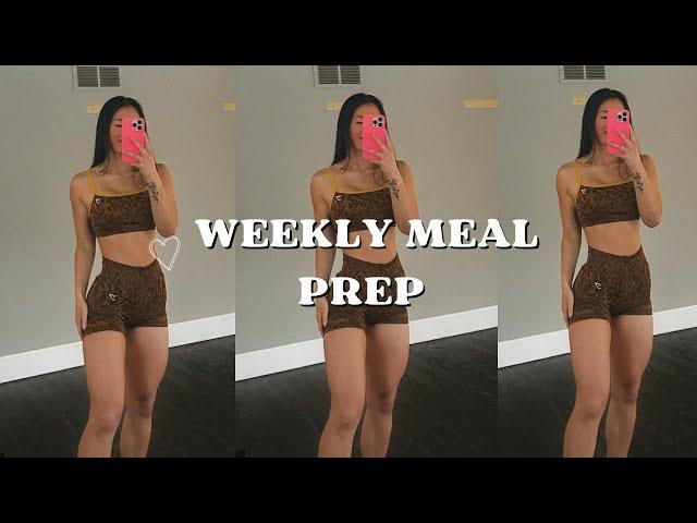 Weekly Meal Prep | Grocery Haul | What I Eat Each Week for Gains