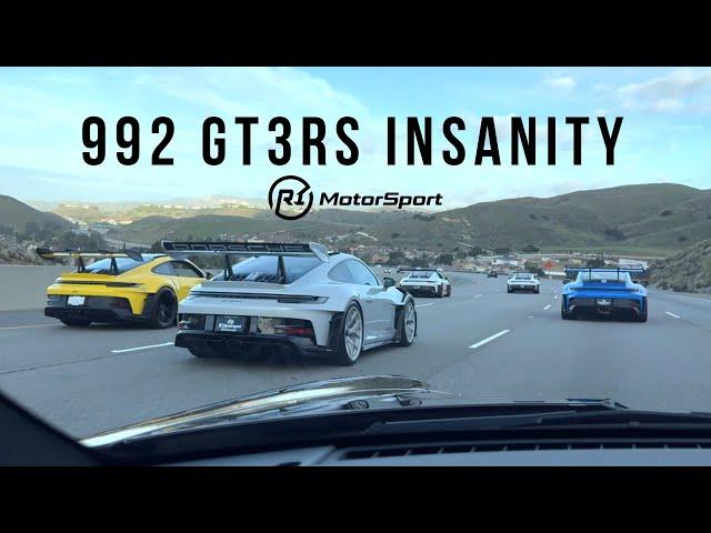 R1 Motorsport 992 GT3RS Meet & Drive - INSANE MEET