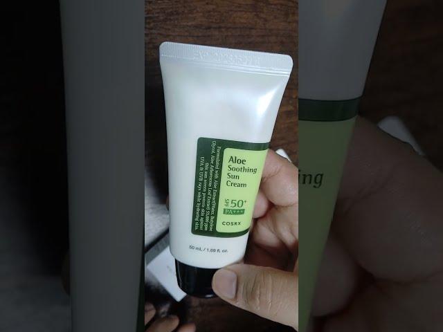 cosrx aloe vera suncreen review #cosrx #sunscreen #makeup  #nowhitecast