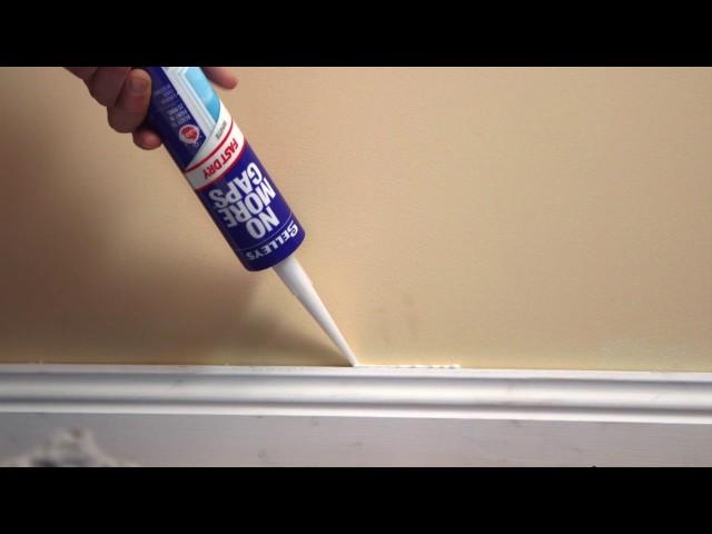 Selleys | How To Fill Gaps In Skirting Boards using No More Gaps - Product Demonstration