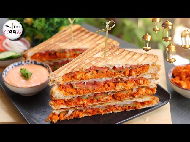 This is the Best Sandwich for Iftar  Tandoori Chicken Sandwiches by (YES I CAN COOK)