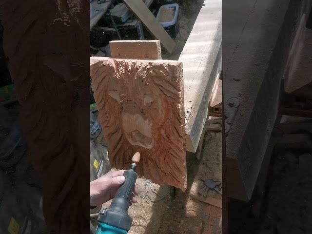 Carving a lion's face tutorial