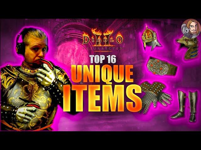 Top 16 Unique Items In D2R (I Couldn't Pick Just Top 10)