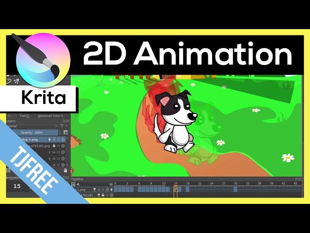 Krita | 2D Animation Sample / Example