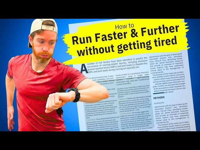 The Proven Way to Run Faster Without Getting Tired (That No-one is Talking About)