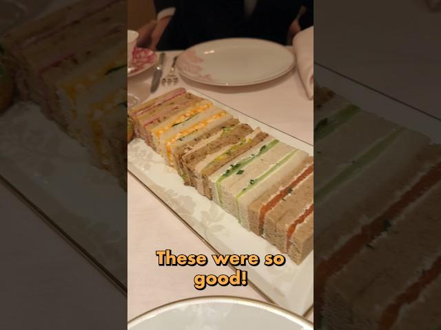 Everything we ate at afternoon tea at the Dorchester in London 🫖 #food