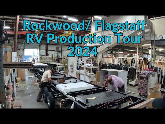 2024 Rockwood/Flagstaff Travel Trailers - Live Plant Tour #rockwoodrv #rvlife