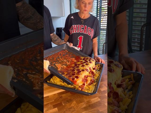 Pizza Fries Tarifi  Sonu canavar - Emir Elidemir #shorts #pizza #fries