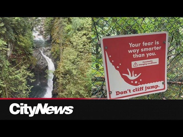 North Van firefighters, police warn against cliff jumping in Lynn Canyon