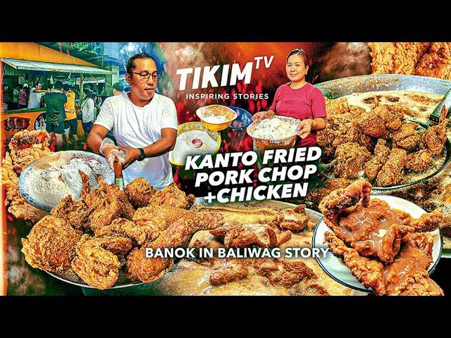 Kanto CRISPY Fried CHICKEN at Fried PORK CHOP sa Baliuag Bulacan | BANOK Chicken Story | TIKIM TV