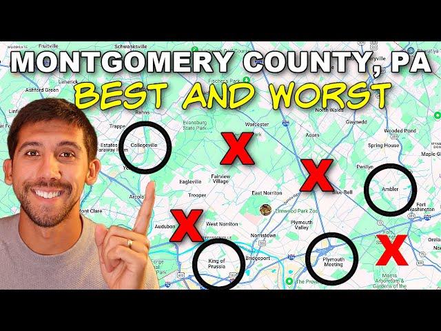 BEST and WORST Of The Towns In Montgomery County, PA