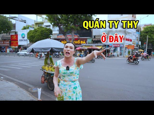 Ty Thy chỉ đường đến quán mới ở Quận 6 - Ty Thy Vlog Gỏi đu đủ