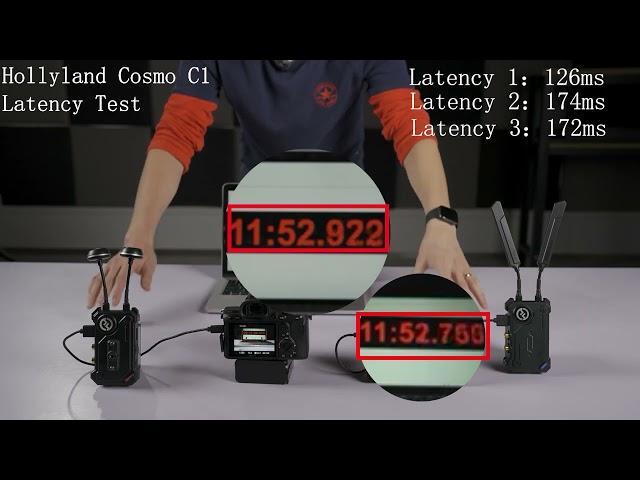 [REUPLOAD] Hollyland Cosmo C1 latency test: Why is the latency so much higher than claimed?