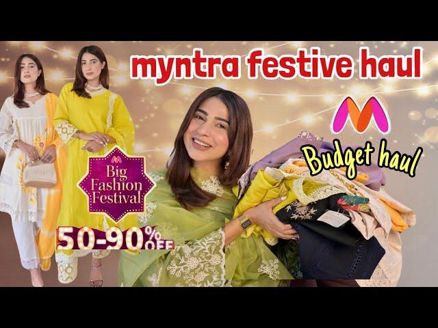 Myntra Festive Sale Haul | 50 to 90% off #haul