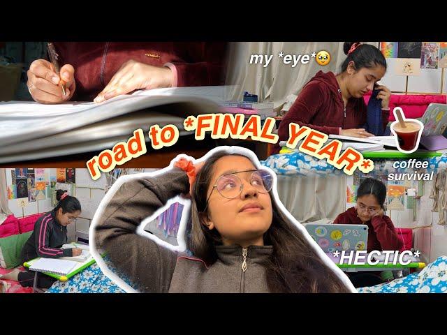 5 days, 5 exams | Road️ to final year! eye infection, danced a day before exam? *HECTIC*