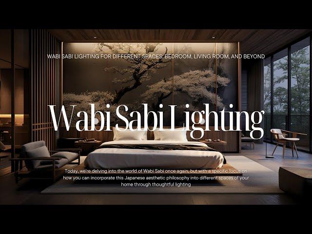 Wabi Sabi Lighting for Different Spaces: Bedroom, Living Room, and Beyond